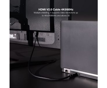 CABLE HDMI V2.0 4K 5M NEGRO NANOCABLE