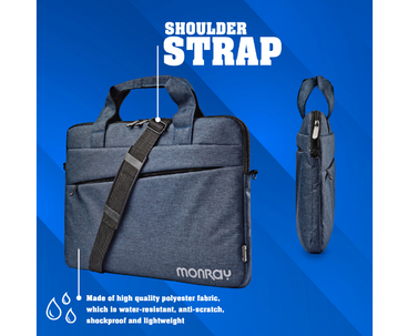 MALETIN NOTEBOOK MONRAY CHARTER 15.6" AZUL OSCURO NGS
