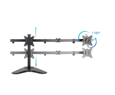 SOPORTE MESA 3 PANTALLAS 17"-27" TOOQ