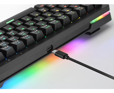 TECLADO MECANICO MKMINIPRO SWITCH BROWN RGB NEGRO MARS GAMING